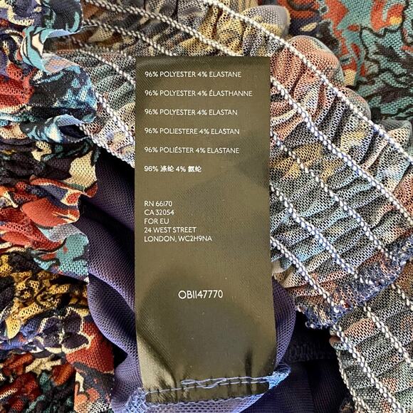 Anthropologie Ines Smocked Surplice Blouse Top, XS - Picture 8 of 8